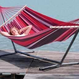 Amazonas Sumo RockStone Large Metal Hammock Stand (L) Fits Hammocks 270-320 cm in Silver - thumbnail 6