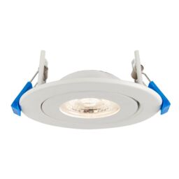 Netlighting Shield360 4CCT Tri Wattage 8W Recessed Downlight Matt White Paint IP44