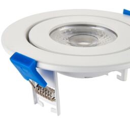 Netlighting Shield360 4CCT Tri Wattage 8W Recessed Downlight Matt White Paint IP44 - thumbnail 4