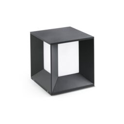 Netlighting Mila LED Outdoor Pedestal Light White Dark Grey IP65 - thumbnail 1