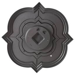 Wyld and Coco Irregular Black Frame Wall Mirror 51 cm - thumbnail 5