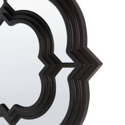 Wyld and Coco Irregular Black Frame Wall Mirror 51 cm - thumbnail 6