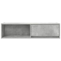 Berkfield Home TV Cabinet Concrete Grey 100x31x25.5 cm Engineered Wood - thumbnail 6