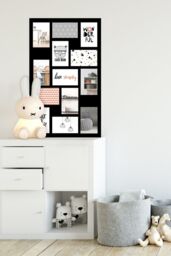 nielsen Accent Collage Frame for 13 photos 10x15 cm - White in Black - thumbnail 2
