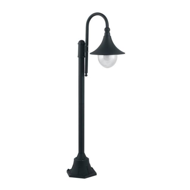 Netlighting PAVIA Outdoor 130cm Bollard Black IP44 130x51cm - Size: 130x51 cm