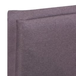 Berkfield Home Bed Frame Taupe Fabric 135x190 cm Double in Beige - thumbnail 5