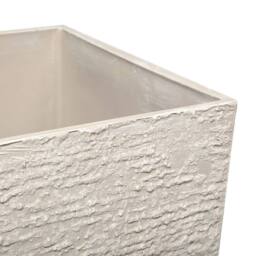 Wyld and Coco Beige Stone Tall Planter 30 x 30 x 60 cm - thumbnail 5
