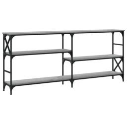 Berkfield Home Console Table Grey Sonoma 180x29x76.5 cm Engineered Wood - thumbnail 6