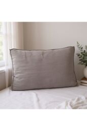 Living and Home Soft Corduroy Bedside Headboard Pillow Reading in Dark Grey - Size: Small - thumbnail 3