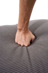 Living and Home Soft Corduroy Bedside Headboard Pillow Reading in Dark Grey - Size: Small - thumbnail 8