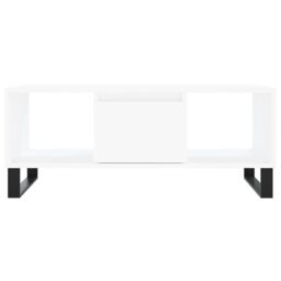 Berkfield Home Coffee Table White 90x50x36.5 cm Engineered Wood - thumbnail 5