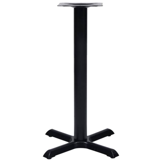 Berkfield Home Sturdy Bistro Table Leg Black 56x56x72 cm Cast Iron - Size: 56 x 56 x 72 cm - image 1