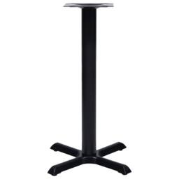 Berkfield Home Sturdy Bistro Table Leg Black 56x56x72 cm Cast Iron - Size: 56 x 56 x 72 cm - thumbnail 1