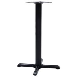Berkfield Home Sturdy Bistro Table Leg Black 56x56x72 cm Cast Iron - Size: 56 x 56 x 72 cm - thumbnail 2