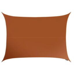 Primrose 6m x 5m Waterproof Patio Sun Shade Sail Canopy 98% UV Block Free Rope in Terracotta - thumbnail 1
