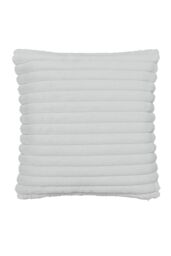 Catherine Lansfield 'Cosy Ribbed' Cushion in Grey - Size: 45 cm x 45 cm - thumbnail 5