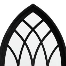 Berkfield Home Mirror Black 70x30 cm Iron for Indoor Use - thumbnail 5