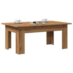 Berkfield Home Coffee Table Artisan Oak 100x60x42 cm Engineered Wood in Brown - Size: 100 x 60 x 42 cm - thumbnail 3