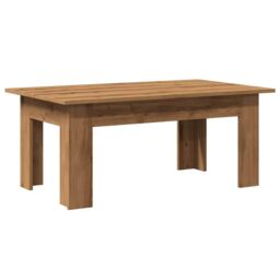 Berkfield Home Coffee Table Artisan Oak 100x60x42 cm Engineered Wood in Brown - Size: 100 x 60 x 42 cm - thumbnail 6