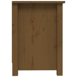 Berkfield Home TV Cabinet Honey Brown 103x36.5x52 cm Solid Wood Pine - thumbnail 5