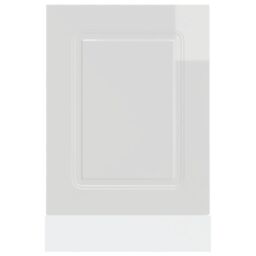 Berkfield Home Dishwasher Panel¬†Kalmar¬†High Gloss White¬†45x1.5x67 cm Engineered Wood in White - Size: 45x1.5x67 cm - thumbnail 4