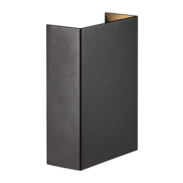 Nordlux Modern Outdoor Wall Light Black Aluminium Intergrated LED Coastal/Marine Safe - Mains Powered, IP54 - image 1
