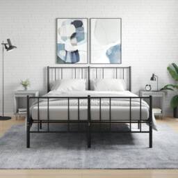 Berkfield Home Bedside Cabinets 2 pcs Grey Sonoma 40x35x50 cm Engineered Wood - Size: 40 x 35 x 50 cm - thumbnail 2