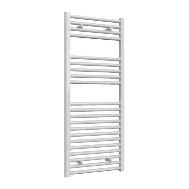 Bathroom Kingdom Diva Electric White Straight Heated Towel Rail 1200x500 - image 1