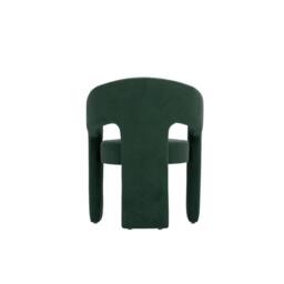 Lemon Pavilion Furniture Alba Indoor Dining Chair - Velvet - L52.5xW59xH75 cm - Forest Green - thumbnail 2