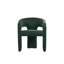 Lemon Pavilion Furniture Alba Indoor Dining Chair - Velvet - L52.5xW59xH75 cm - Forest Green - thumbnail 3