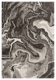 Desire Rugs Eleanor Modern Embossed Living Room Area Rug - Marble Design in Taupe - Size: 80 cm x 150 cm - thumbnail 2