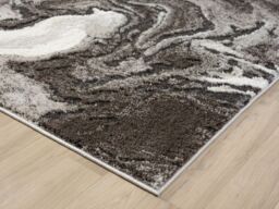Desire Rugs Eleanor Modern Embossed Living Room Area Rug - Marble Design in Taupe - Size: 80 cm x 150 cm - thumbnail 4