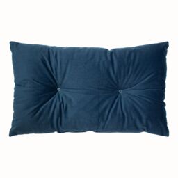 Paoletti Panther Velvet Ready Filled Cushion in Navy - Size: 30 cm x 50 cm - thumbnail 2