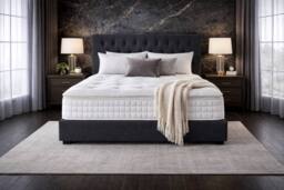 Nexus Mattresses Ltd Orthopaedic Premium Pillow Top Pocket Spring Mattress in White - Size: Single - thumbnail 1