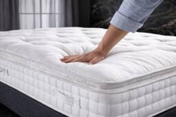 Nexus Mattresses Ltd Orthopaedic Premium Pillow Top Pocket Spring Mattress in White - Size: Single - thumbnail 4