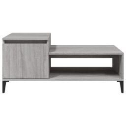 Berkfield Home Coffee Table Grey Sonoma 100x50x45 cm Engineered Wood - Size: 100 x 50 x 45 cm - thumbnail 6