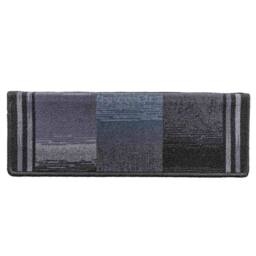 Berkfield Home Stair Mats Self-adhesive 15 pcs 65x21x4 cm Black & Grey - Size: Medium - thumbnail 5
