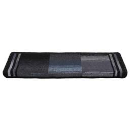 Berkfield Home Stair Mats Self-adhesive 15 pcs 65x21x4 cm Black & Grey - Size: Medium - thumbnail 4