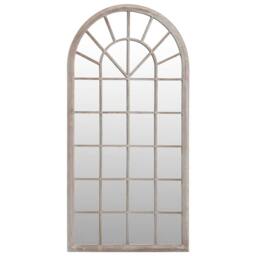 Berkfield Home Mirror Sand 90x45 cm Iron for Indoor Use in Beige