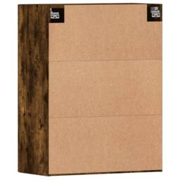 Berkfield Home Wall Mounted Cabinets 2 pcs Smoked Oak Engineered Wood in Brown - thumbnail 9
