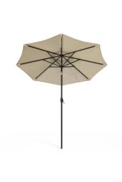 Garden Sanctuary 24 Solar LED Lights Patio Crank Parasol in Beige - thumbnail 5