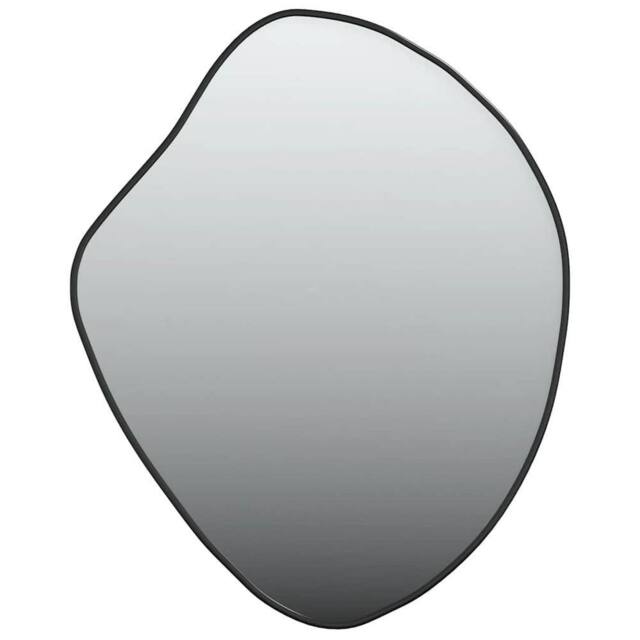 Berkfield Home Wall Mirror Black 50x40 cm - image 1