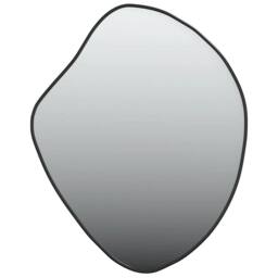 Berkfield Home Wall Mirror Black 50x40 cm - thumbnail 1