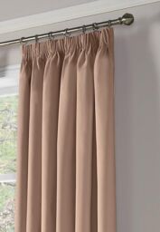 Luxury Living Pencil Pleat Blackout Curtains in Pink - Size: 168 cm width x 229 cm drop - thumbnail 2