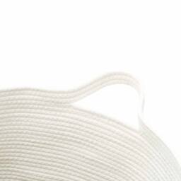 Berkfield Home Storage Basket Black & White √ò49x65 cm Cotton - Size: 49x65 cm - thumbnail 6