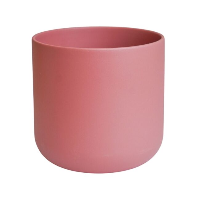 Ivyline Lisbon Planter Blush Rose H26Cm D26Cm- Ceramic- Best Seller- Available from 12cm to 26 cm & 5 colours in Pink - image 1