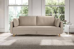 Time4sleep Sorrento Pocket Rest Natural Weave Sofa Bed - thumbnail 2