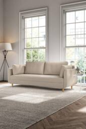 Time4sleep Sorrento Pocket Rest Natural Weave Sofa Bed - thumbnail 1