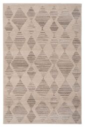 Kukoon Neutral Beige Diamond Geometric Area Rug - Size: 200 cm x 290 cm - thumbnail 1