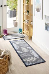 My Mat Washable Nylon Leaves 2 Indoor Mat - Size: 50 cm x 75 cm - thumbnail 2